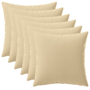 Presvlaka za jastuk 6 pcs HEERLEN Bež 45 x 45 cm Poliester