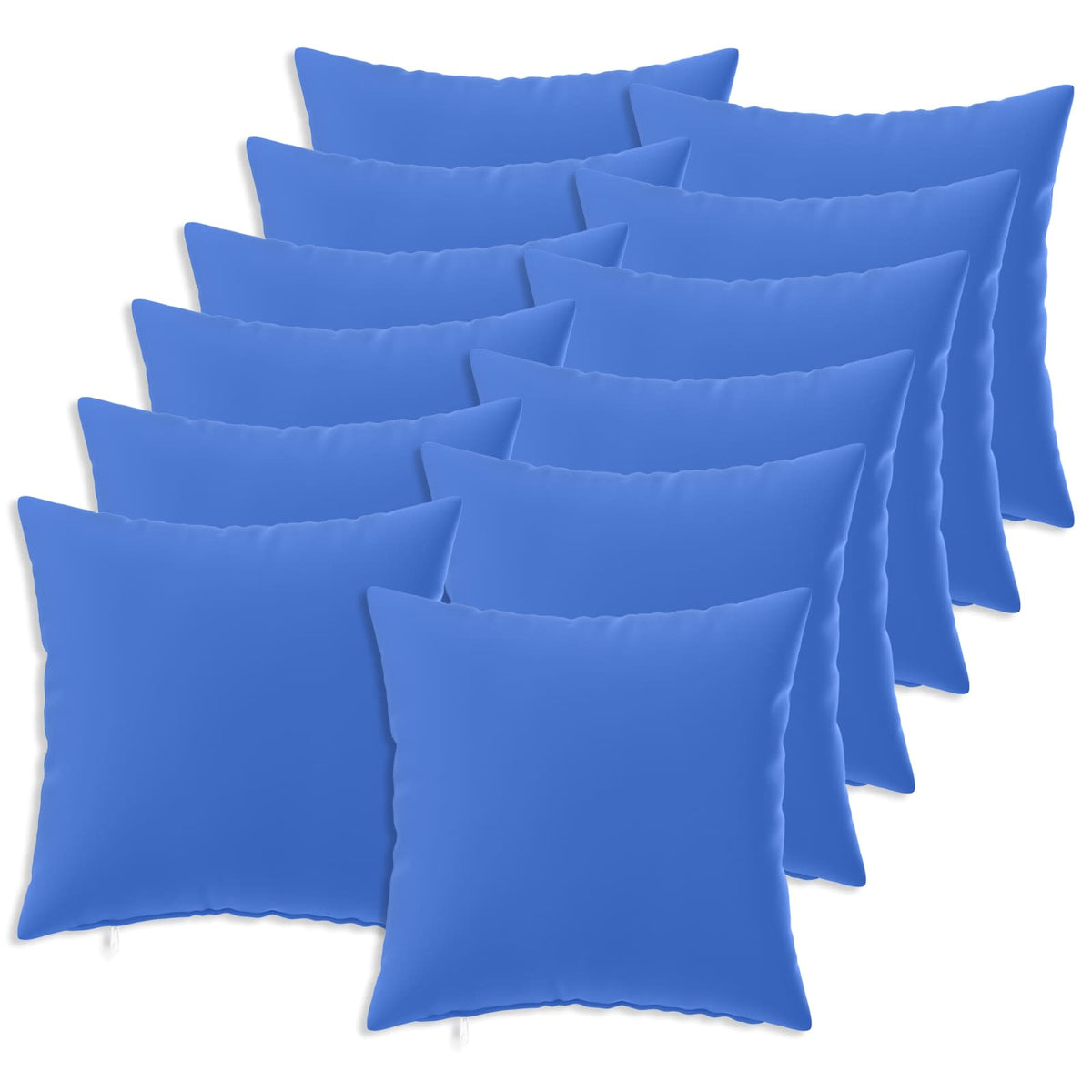 Presvlaka za jastuk 12 pcs HEERLEN Kraljevsko plava 50 x 50 cm