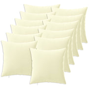 Presvlaka za jastuk 12 pcs HEERLEN Krem 50 x 50 cm Poliester