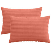 Presvlaka za jastuk 2 pcs HEERLEN Crvena narančasta 50 x 70 cm