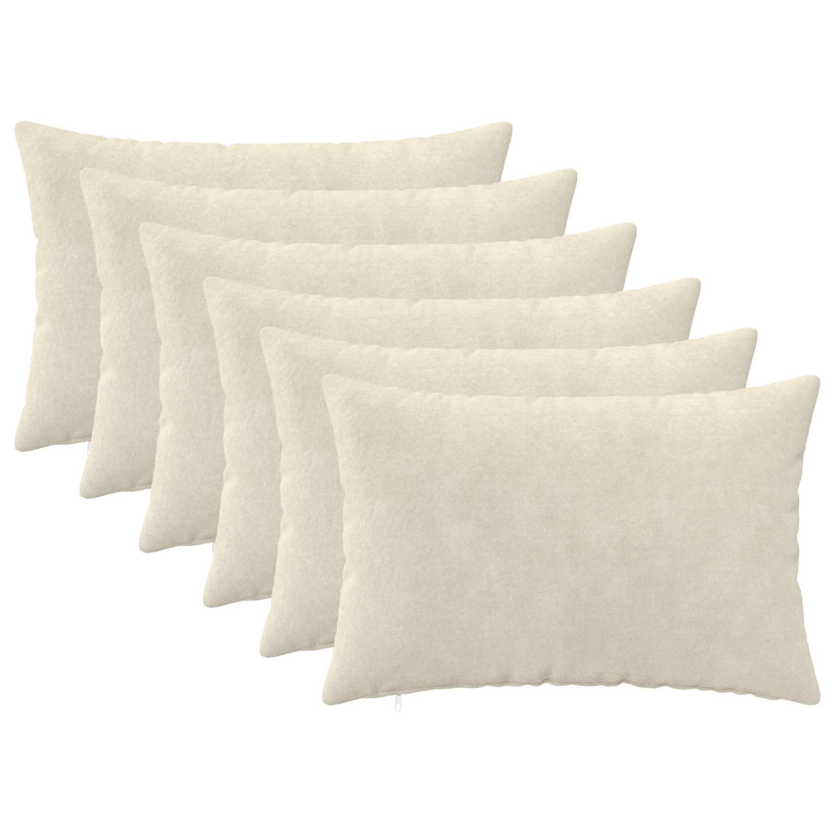 Presvlaka za jastuk 6 pcs HEERLEN Krem 50 x 70 cm