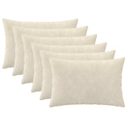 Presvlaka za jastuk 6 pcs HEERLEN Krem 50 x 70 cm