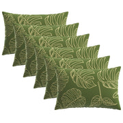 Presvlaka za jastuk 6 pcs HEERLEN Dizajn lista 50 x 70 cm