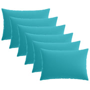 Presvlaka za jastuk 6 pcs HEERLEN Tirkizna 50 x 70 cm Poliester