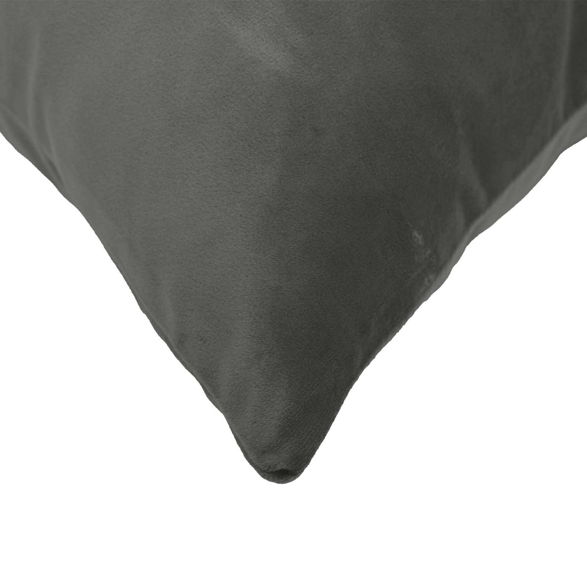 Presvlaka za jastuk 6 pcs HEERLEN Tamnosiva 50 x 80 cm Baršun