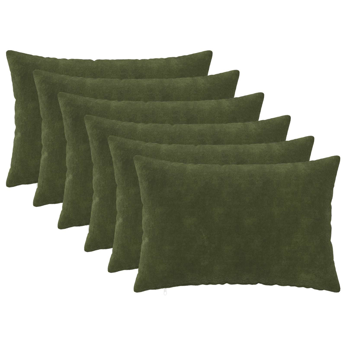 Presvlaka za jastuk 6 pcs HEERLEN Zelena 50 x 80 cm