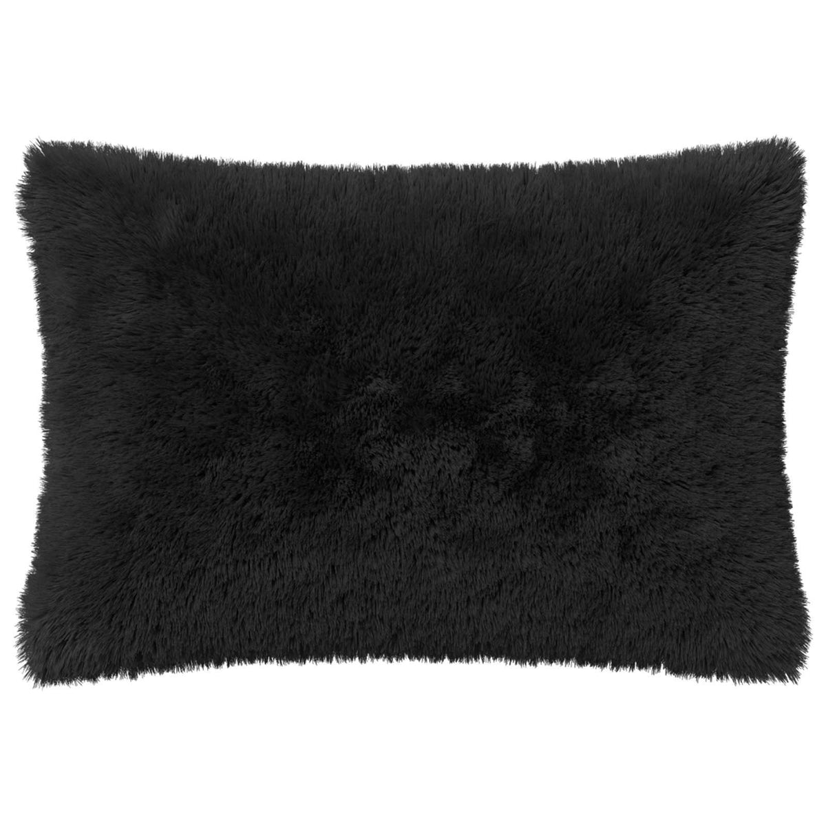 Presvlaka za jastuk 2 pcs HEERLEN Crna 50 x 80 cm PV flis