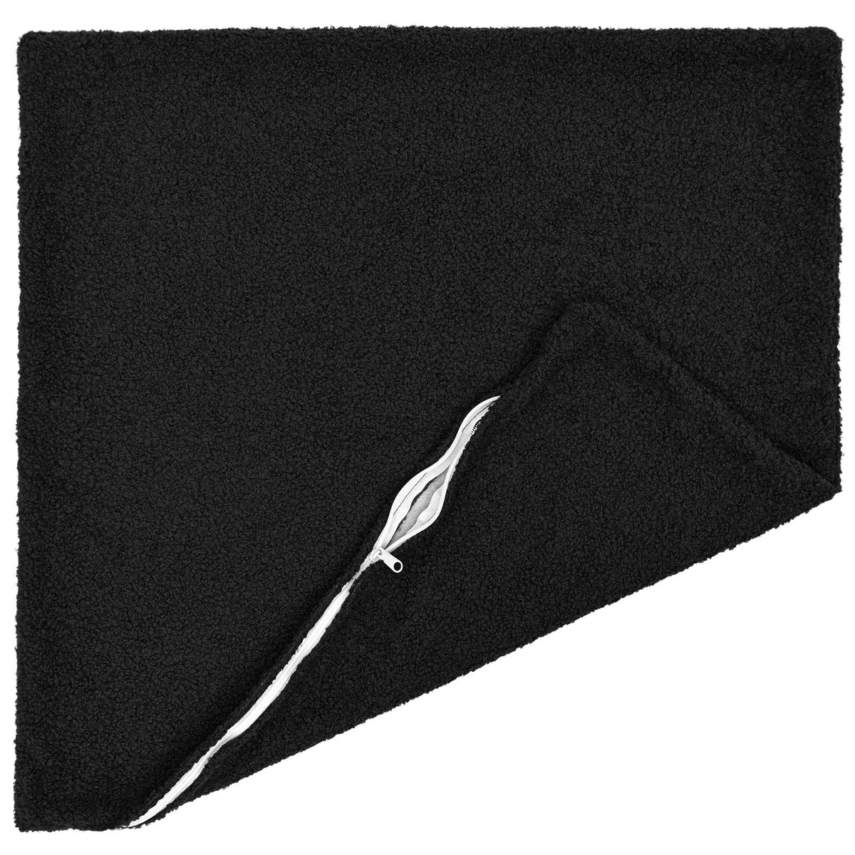 Presvlaka za jastuk 6 pcs HEERLEN Crna 55 x 55 cm Bouclé