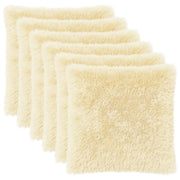 Presvlaka za jastuk 6 pcs HEERLEN Krem 55 x 55 cm PV flis