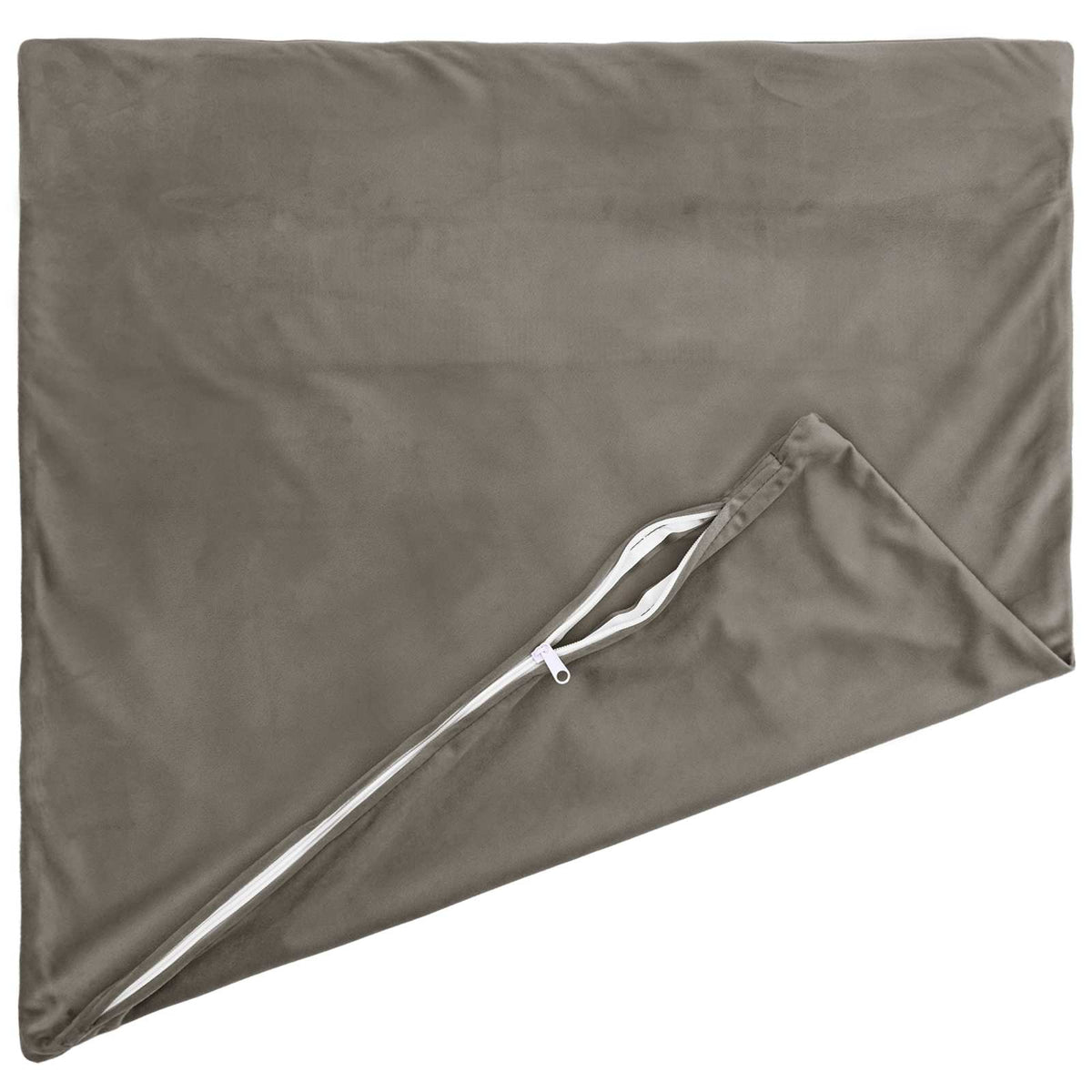 Presvlaka za jastuk 6 pcs HEERLEN Svjetlosiva 60 x 60 cm Baršun