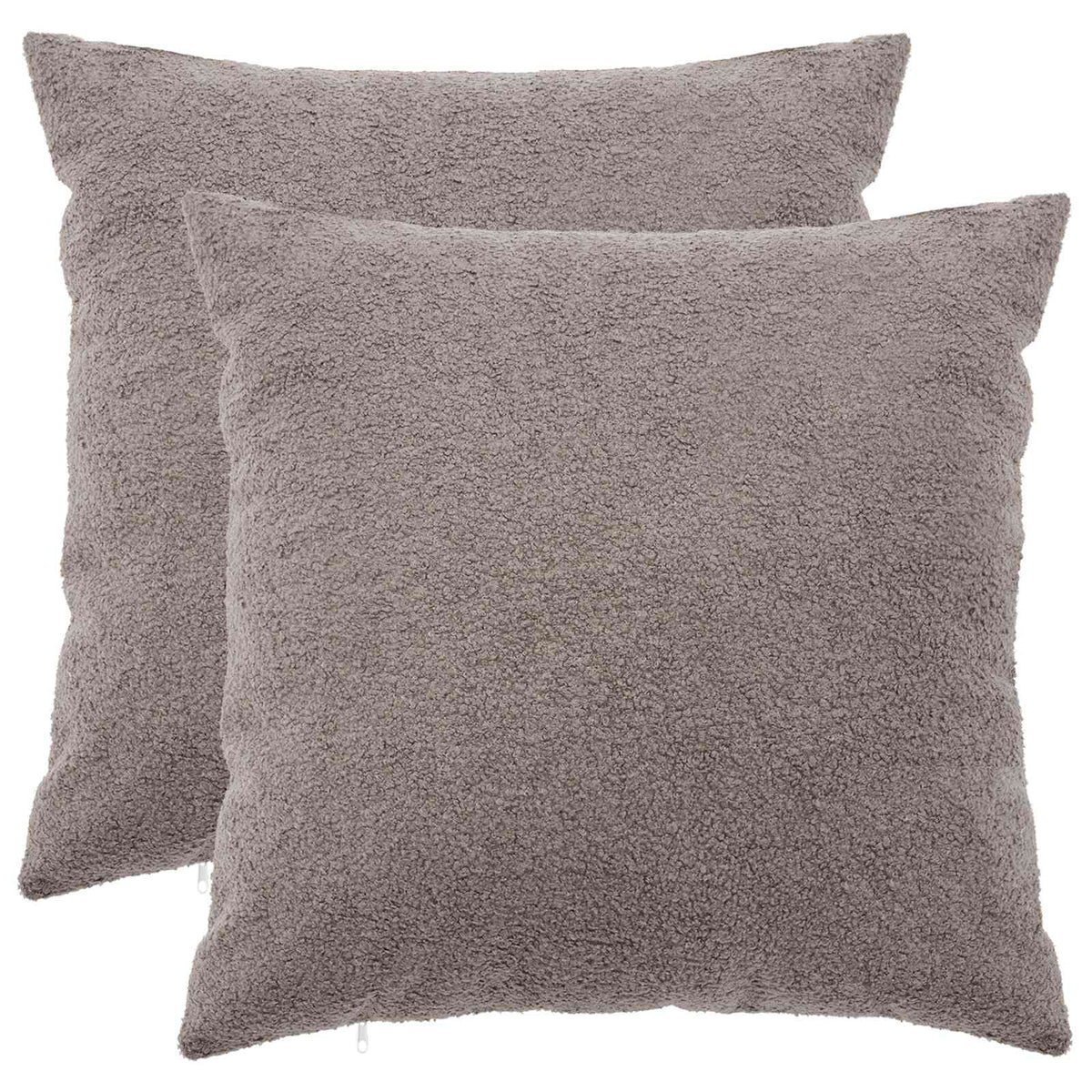 Presvlaka za jastuk 2 pcs HEERLEN Svjetlosiva 60 x 60 cm Bouclé