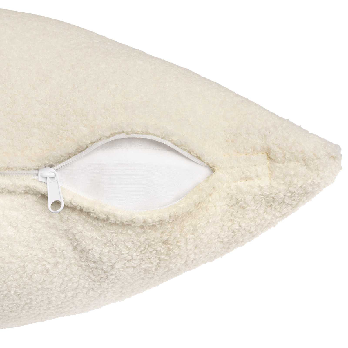 Presvlaka za jastuk 2 pcs HEERLEN Krem 60 x 60 cm Bouclé
