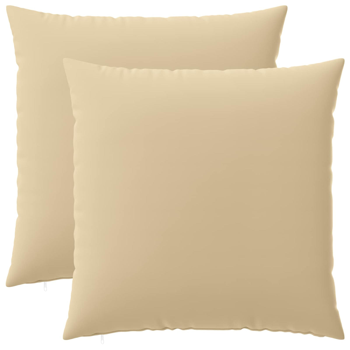 Presvlaka za jastuk 2 pcs HEERLEN Bež 60 x 60 cm Poliester