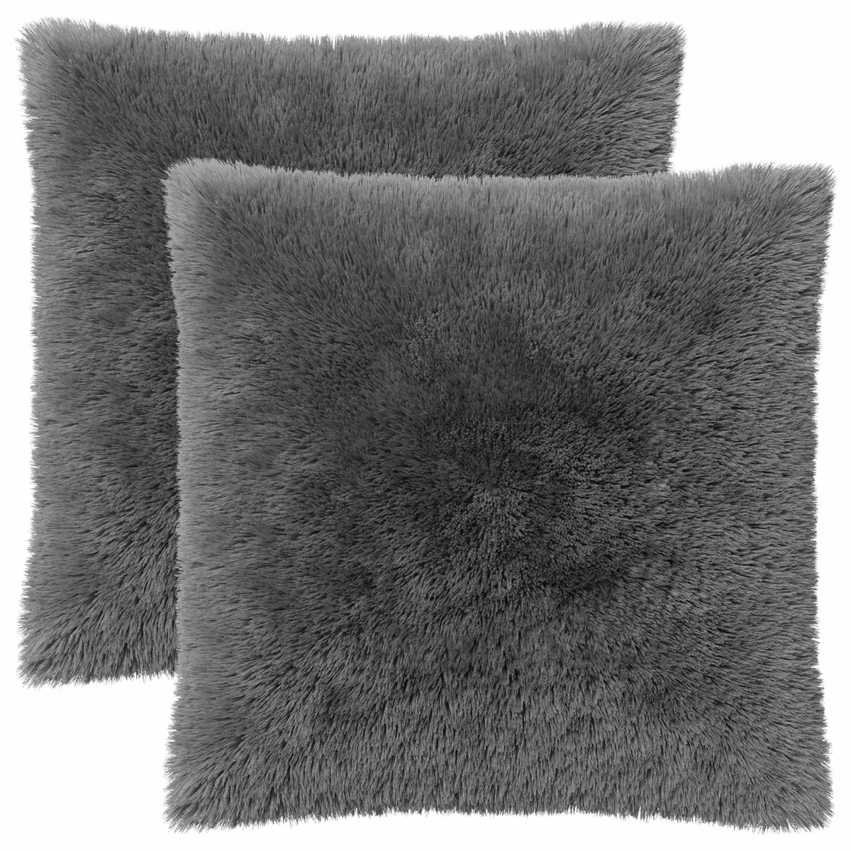 Presvlaka za jastuk 2 pcs HEERLEN Svjetlosiva 60 x 60 cm