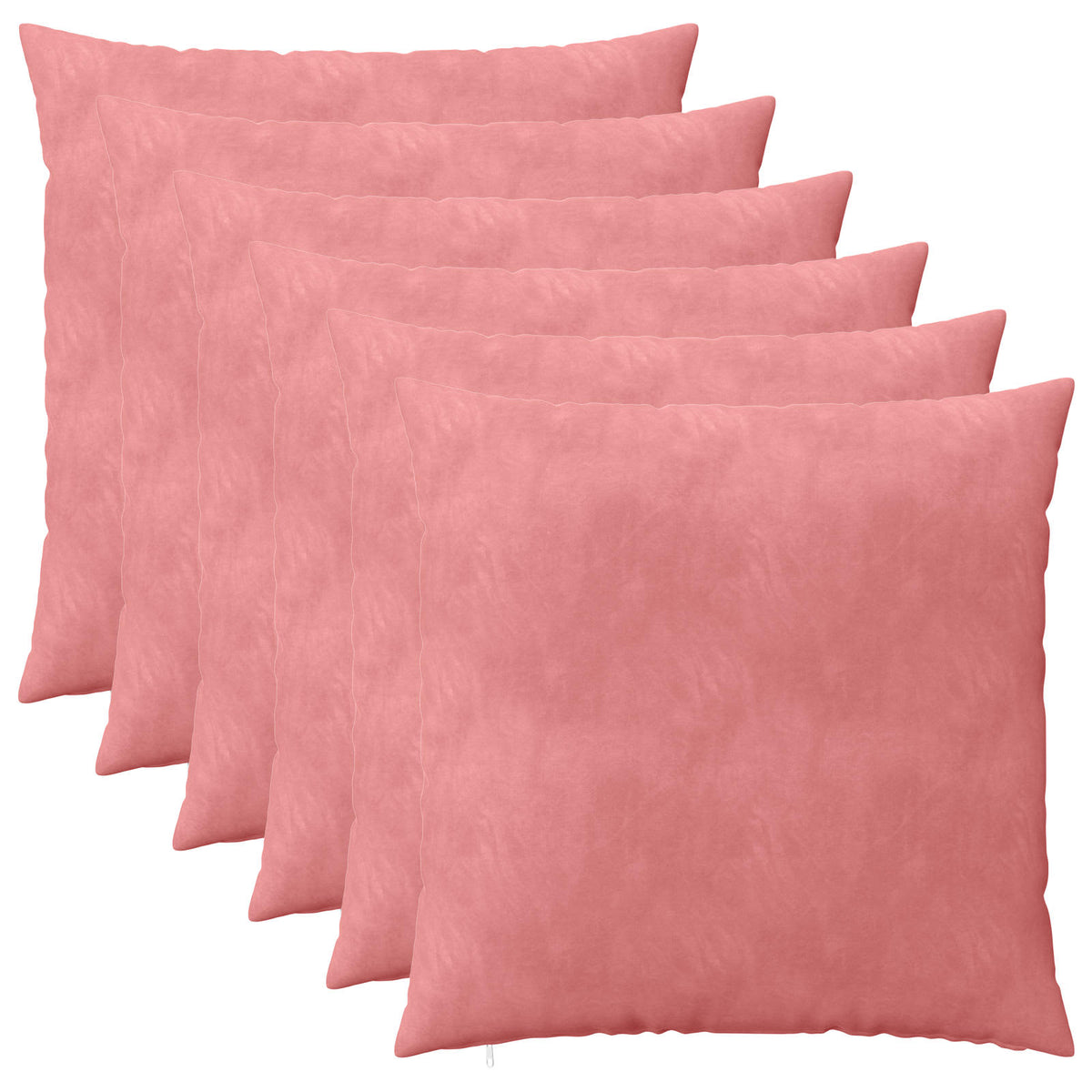 Presvlaka za jastuk 6 pcs HEERLEN Ružičasta 65 x 65 cm Baršun
