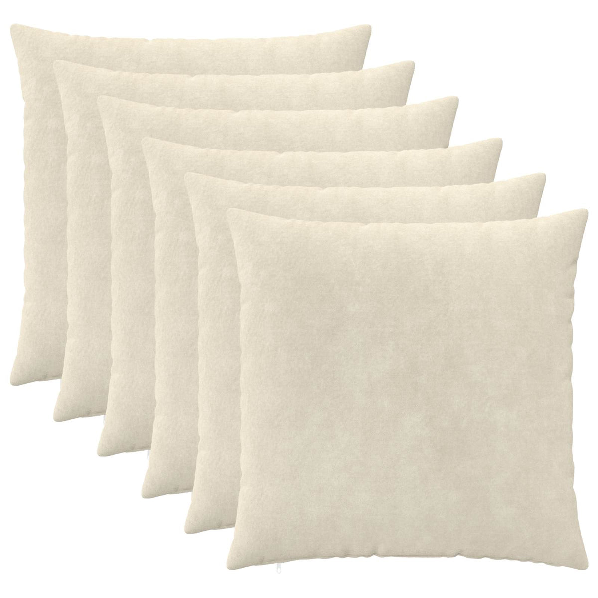 Presvlaka za jastuk 6 pcs HEERLEN Krem 65 x 65 cm