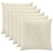 Presvlaka za jastuk 6 pcs HEERLEN Krem 65 x 65 cm