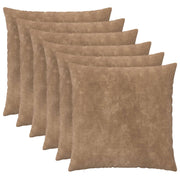 Presvlaka za jastuk 6 pcs HEERLEN Sivosmeđa 70 x 70 cm