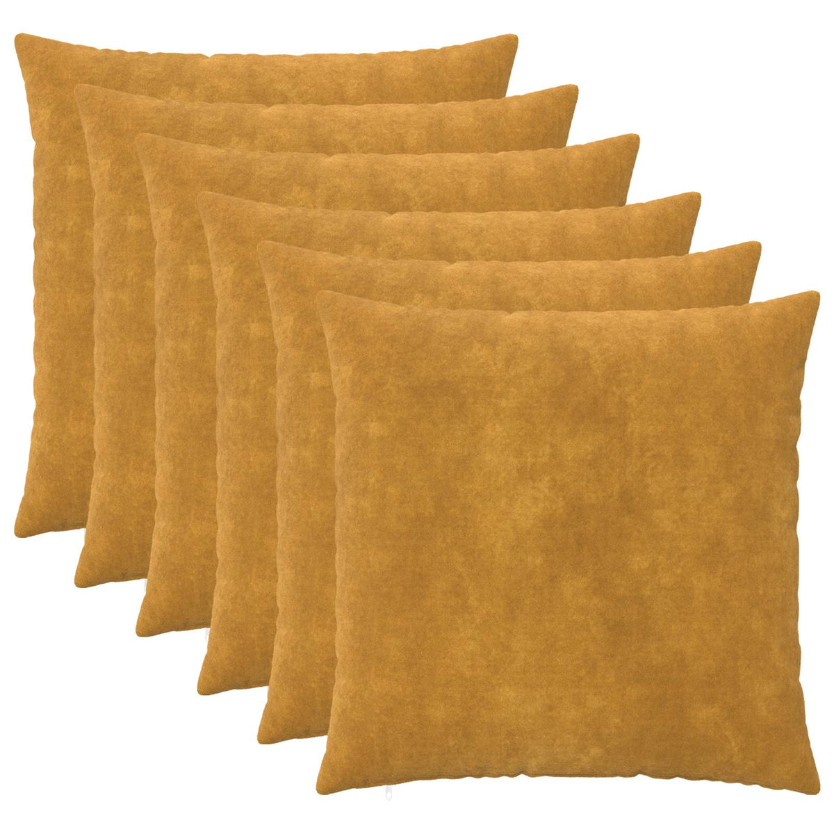 Presvlaka za jastuk 6 pcs HEERLEN Žuta 70 x 70 cm