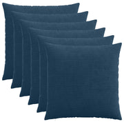 Presvlaka za jastuk 6 pcs HEERLEN Mornarsko plava 80 x 80 cm
