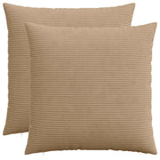 Presvlaka za jastuk 2 pcs HEERLEN Smeđa 80 x 80 cm Kord