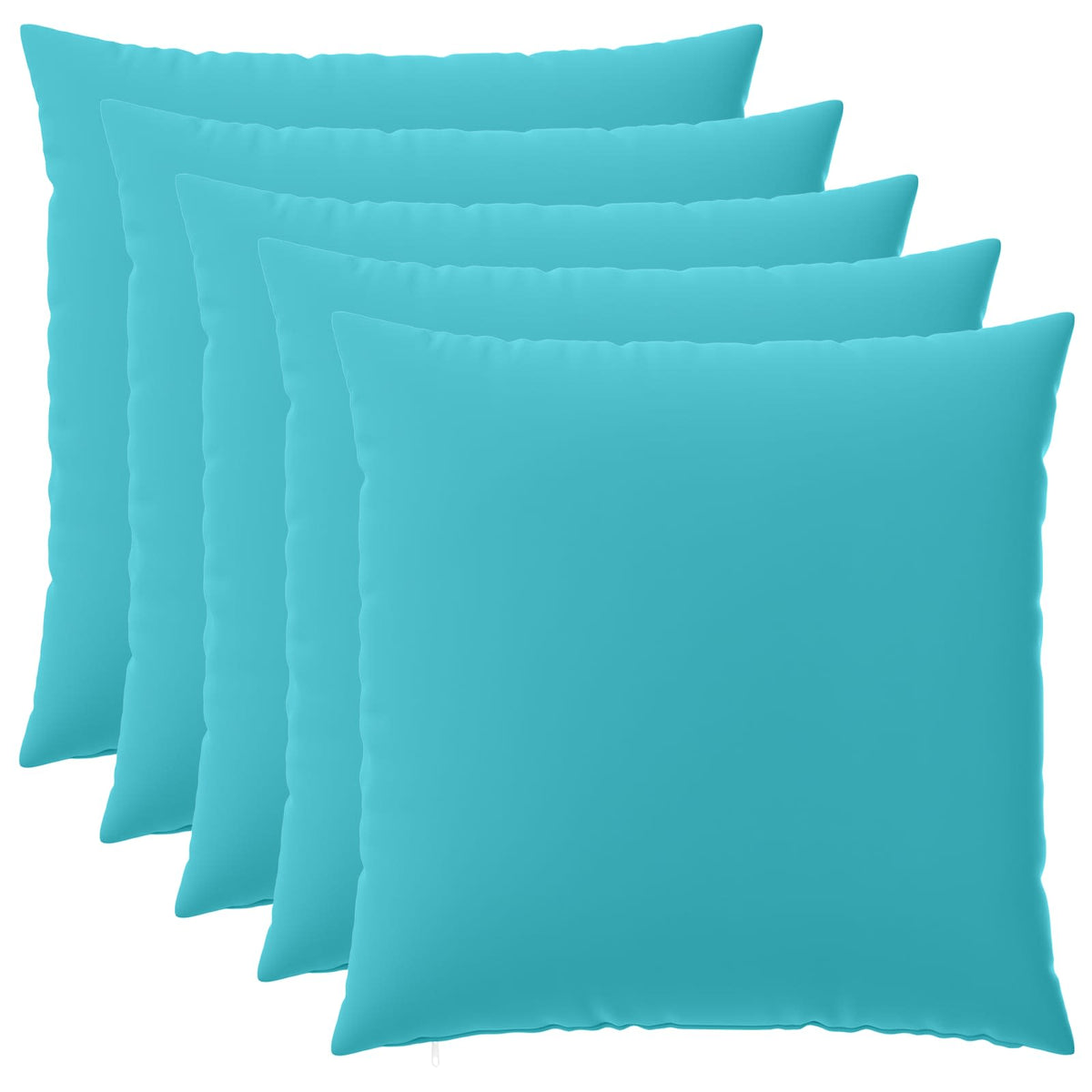 Presvlaka za jastuk 6 pcs HEERLEN Tirkizna 80 x 80 cm Poliester