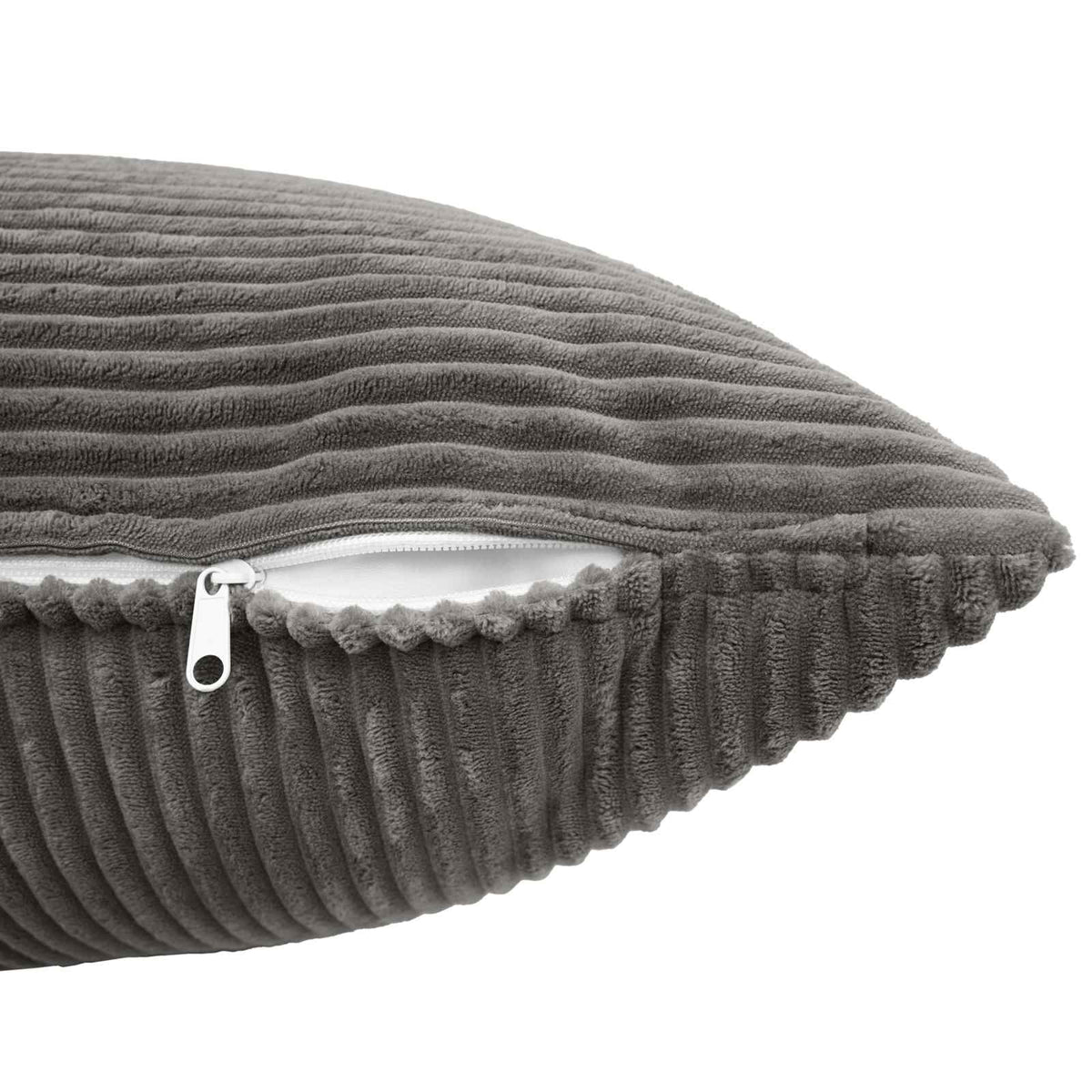 Presvlaka za jastuk 2 pcs ALMELO Tamnosiva 40 x 80 cm Kord