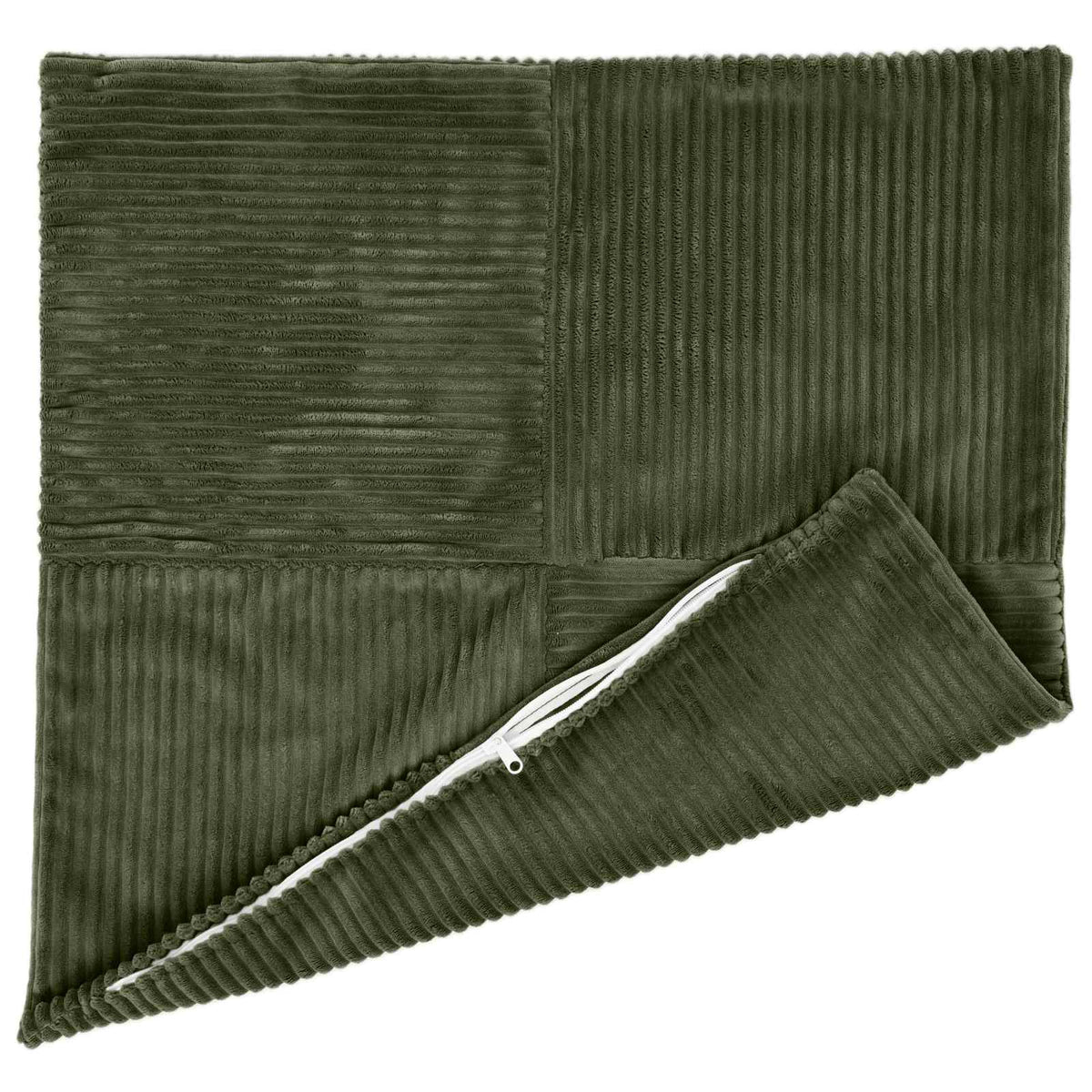 Presvlaka za jastuk 2 pcs ALMELO Zelena 55 x 55 cm Kord