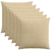 Presvlaka za jastuk 6 pcs ALMELO Siva zelena 70 x 70 cm Kord