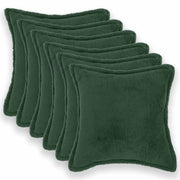Presvlaka za jastuk 6 pcs HOUTEN Tamnozelena 30 x 30 cm Bouclé