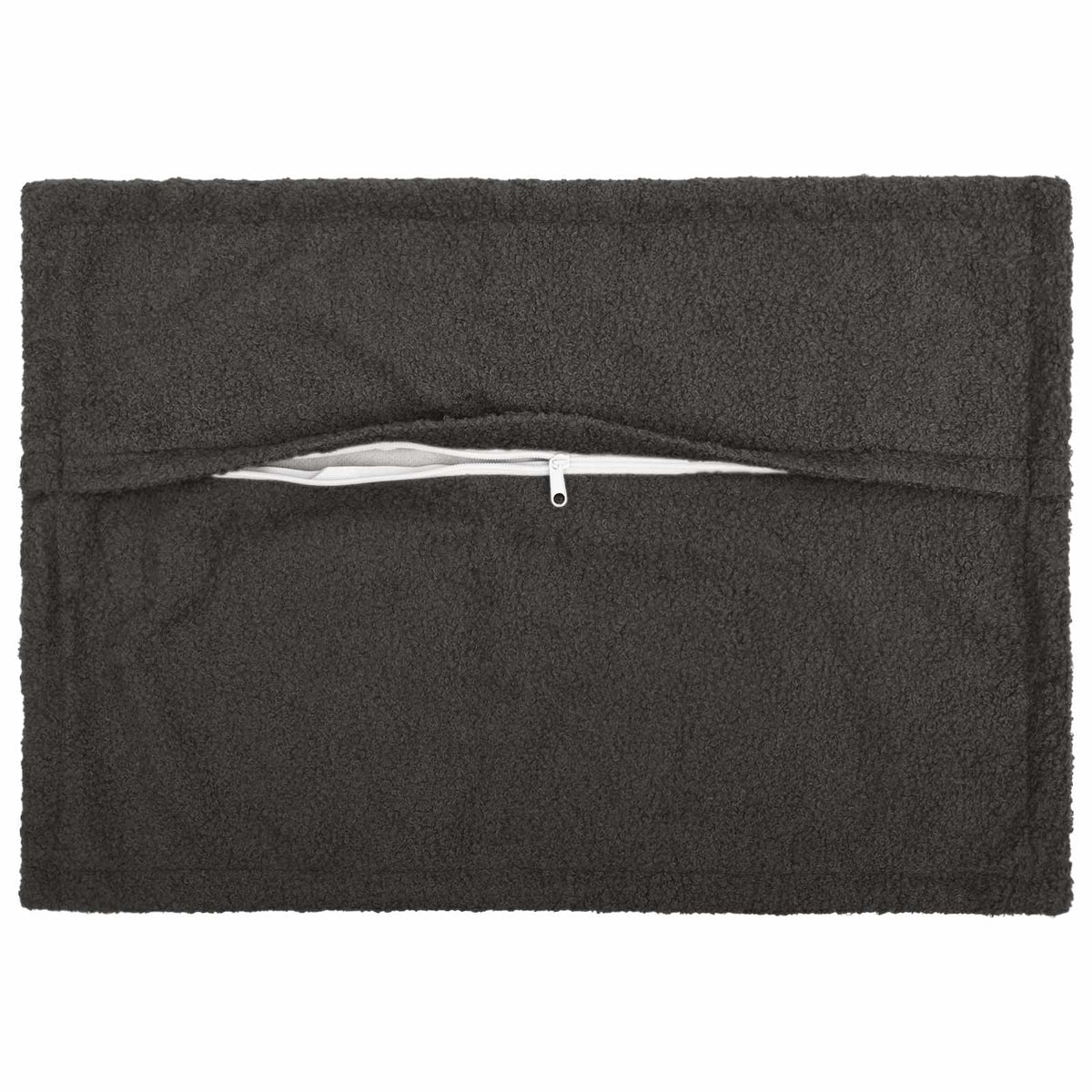 Presvlaka za jastuk 2 pcs HOUTEN Tamnosiva 30 x 50 cm Bouclé