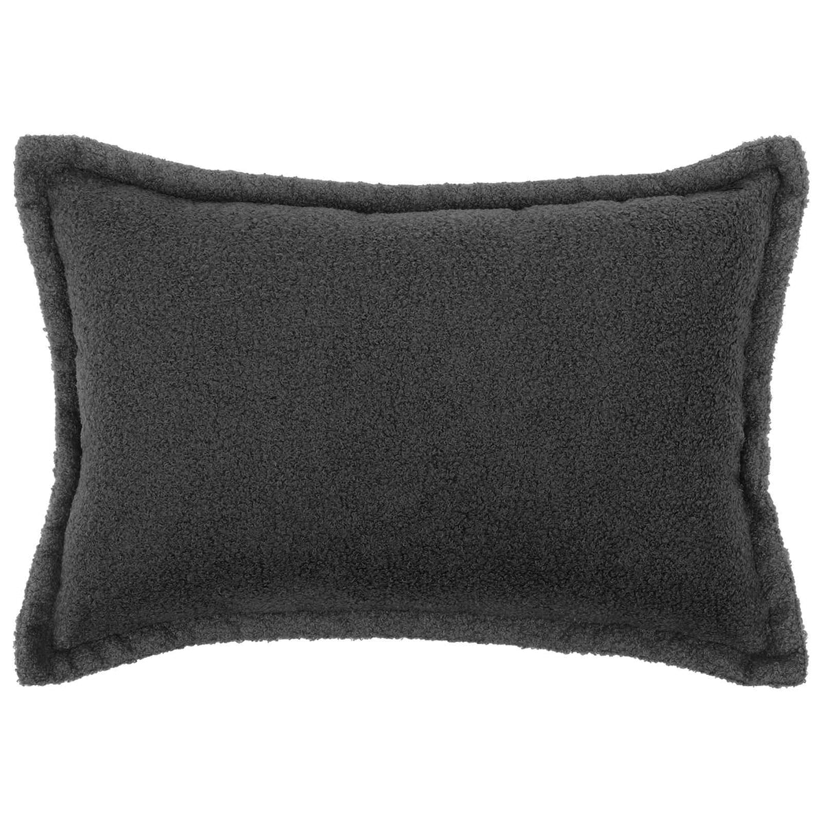 Presvlaka za jastuk 2 pcs HOUTEN Tamnosiva 30 x 50 cm Bouclé