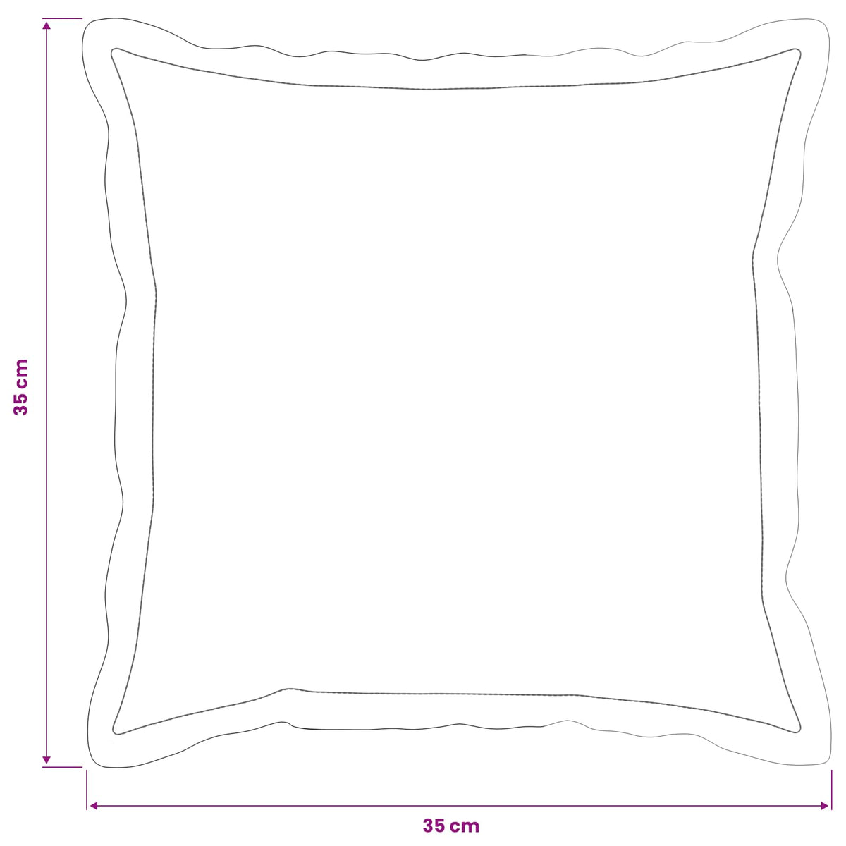 Presvlaka za jastuk 2 pcs HOUTEN Svjetlosiva 35 x 35 cm Baršun