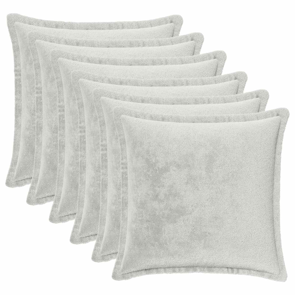 Presvlaka za jastuk 6 kom. HOUTEN Svjetlosiva 35 x 35 cm Flanel