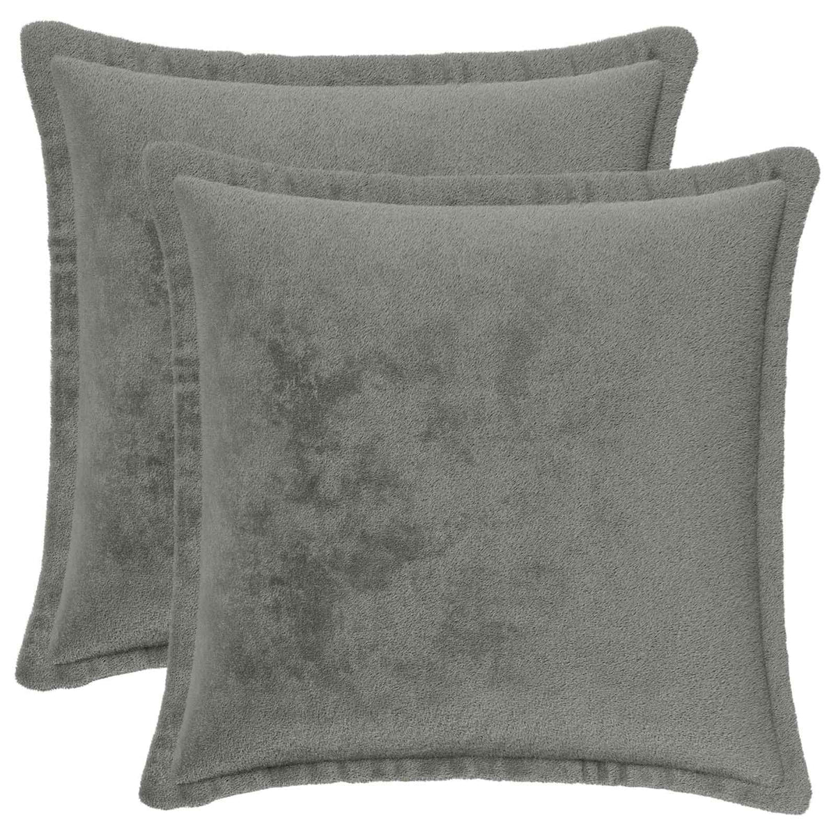 Presvlaka za jastuk 2 kom. HOUTEN Tamnosiva 35 x 35 cm Flanel