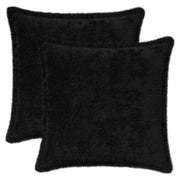 Presvlaka za jastuk 2 kom. HOUTEN Crna 35 x 35 cm