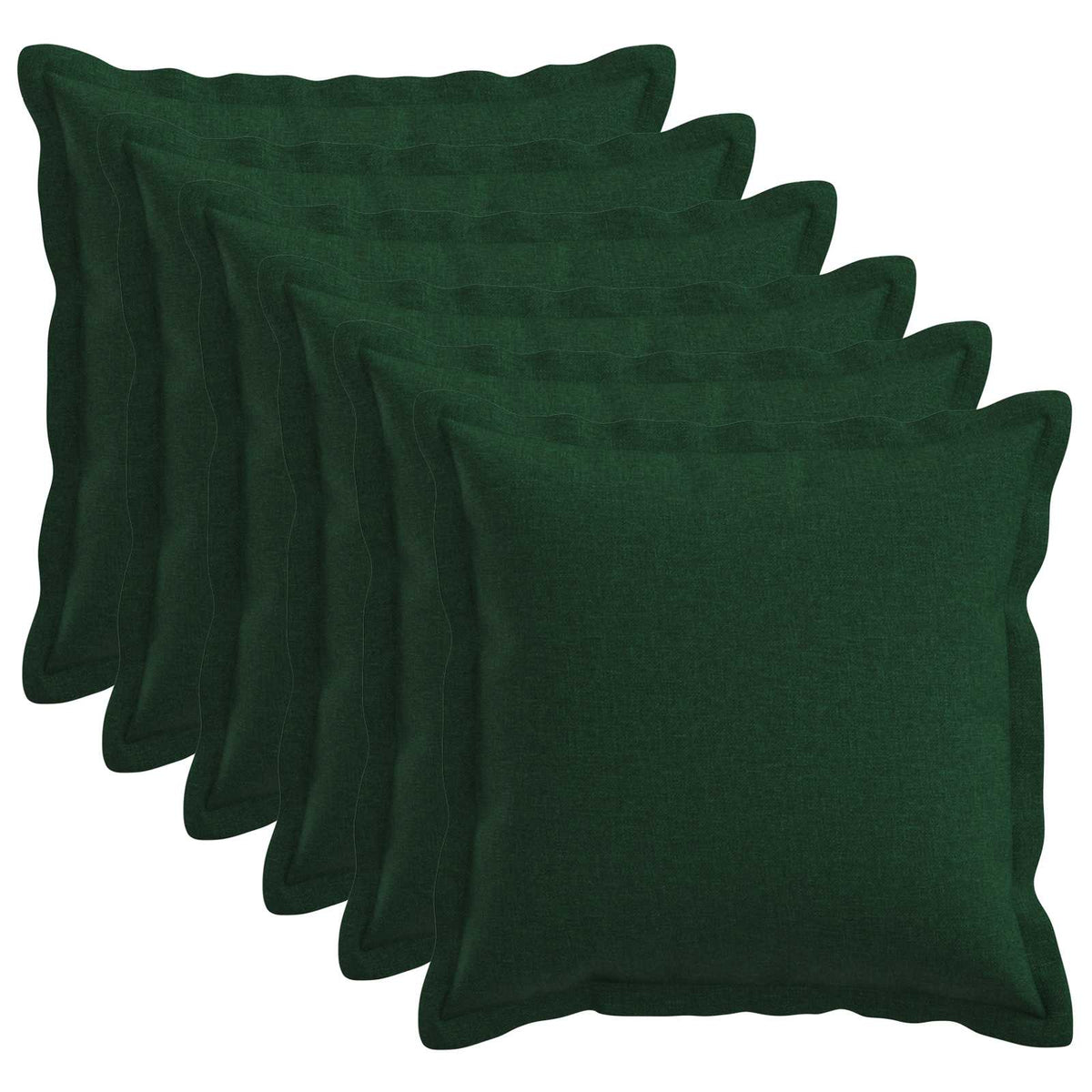 Presvlaka za jastuk 6 pcs HOUTEN Tamnozelena 40 x 40 cm