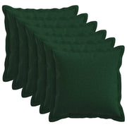 Presvlaka za jastuk 6 pcs HOUTEN Tamnozelena 40 x 40 cm