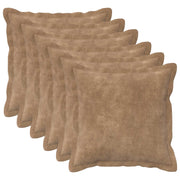 Presvlaka za jastuk 6 pcs HOUTEN Sivosmeđa 40 x 40 cm