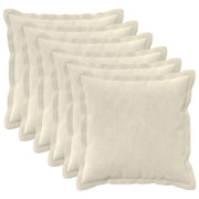Presvlaka za jastuk 6 pcs HOUTEN Krem 40 x 40 cm