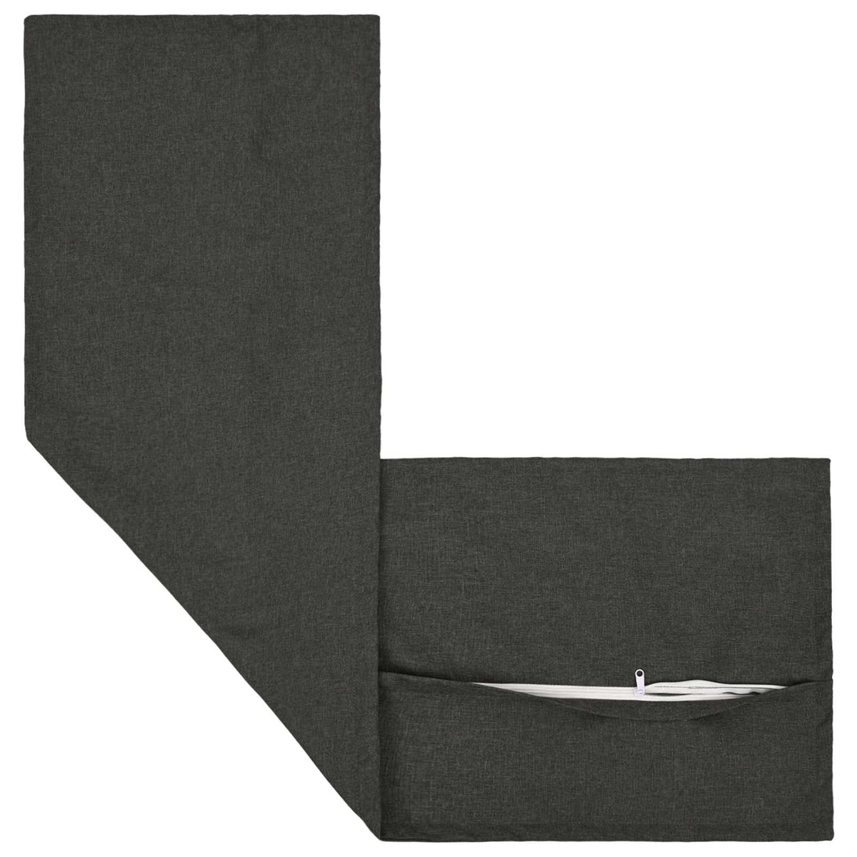Presvlaka za jastuk HOUTEN Tamnosiva 40 x 145 cm Umjetni lan