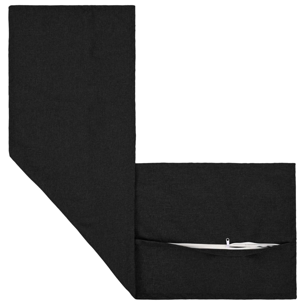 Presvlaka za jastuk HOUTEN Crna 40 x 145 cm Umjetni lan
