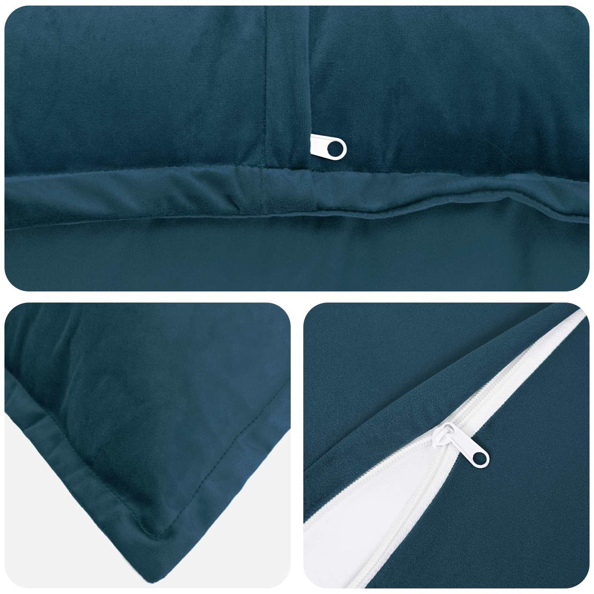 Presvlaka za jastuk HOUTEN Plava 40 x 145 cm Baršun