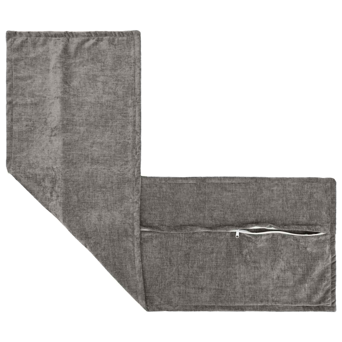 Presvlaka za jastuk 2 kom. HOUTEN Tamnosiva 40 x 145 cm