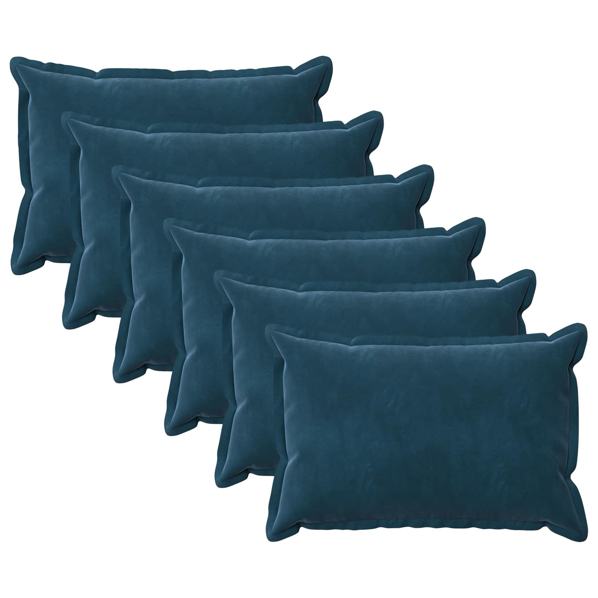 Presvlaka za jastuk 6 pcs HOUTEN Plava 40 x 60 cm Baršun