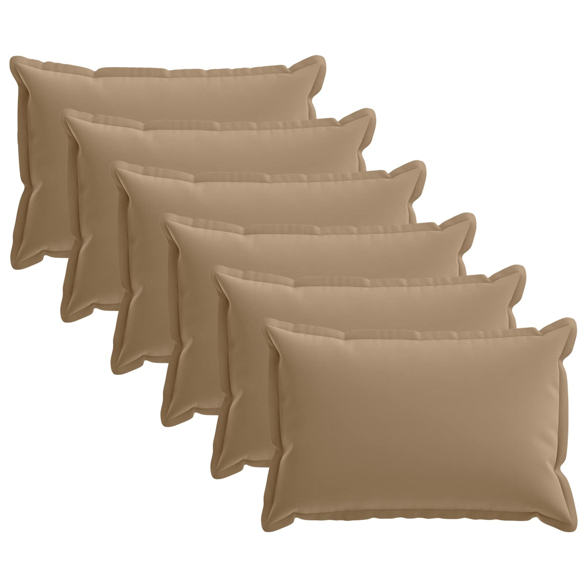 Presvlaka za jastuk 6 kom. HOUTEN Sivosmeđa 40 x 60 cm