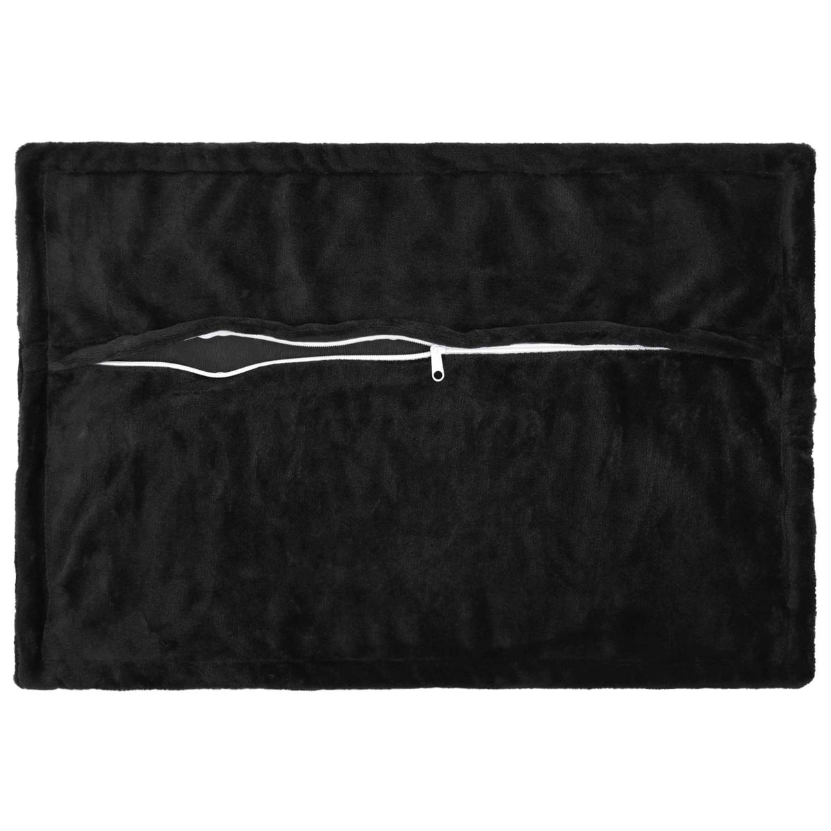 Presvlaka za jastuk 6 pcs HOUTEN Crna 40 x 60 cm Flanel