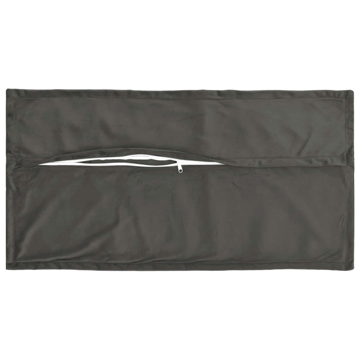 Presvlaka za jastuk 6 pcs HOUTEN Tamnosiva 40 x 80 cm Baršun