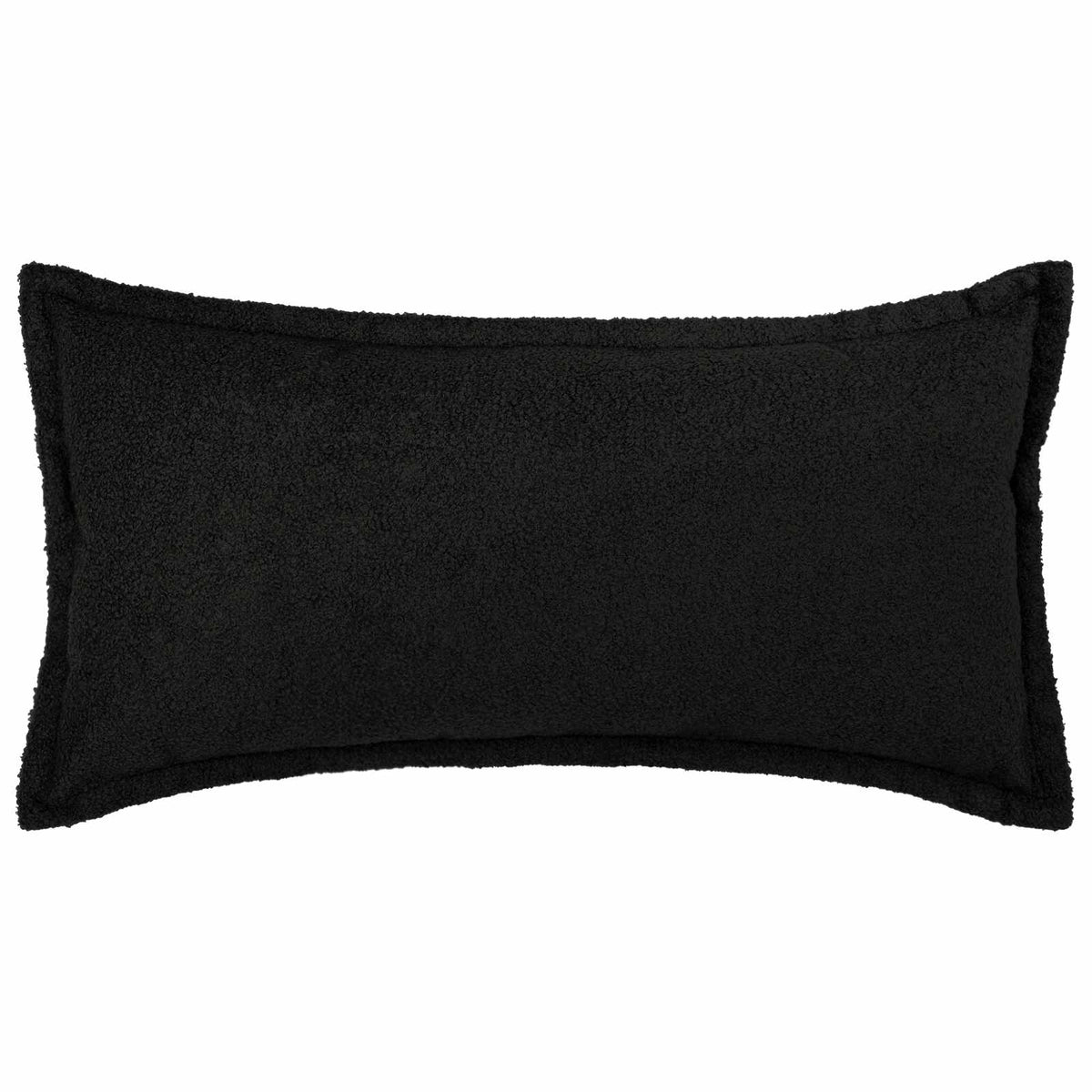 Presvlaka za jastuk 6 pcs HOUTEN Crna 40 x 80 cm Bouclé
