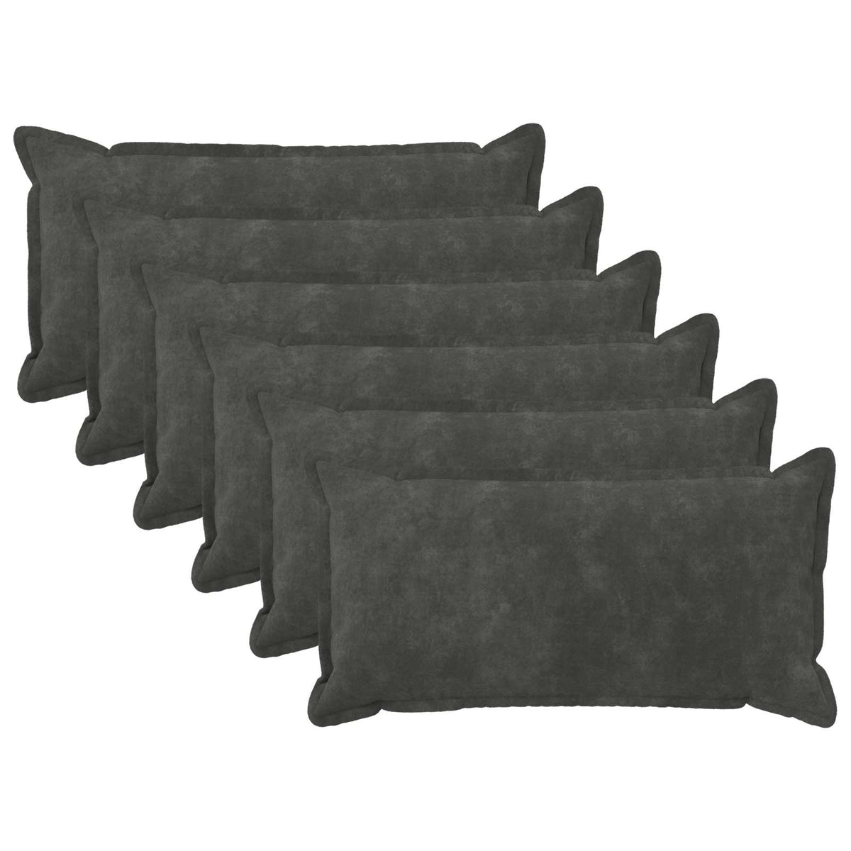 Presvlaka za jastuk 6 pcs HOUTEN Antracit 40 x 80 cm